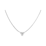 4mm Peach Diamond Collarbone Chain
