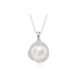 [High-Quality]Freshwater Pearl-Sparkling Crown Necklace