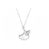 Ginkgo Pendant Necklace[S999 Fine Silver]