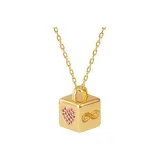 Magic Cube Necklace (Gold)