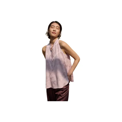 NAWEI 핑크 여성 민소매
