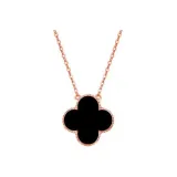 Rose Gold Necklace (Black)
