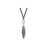 3 Eye Dzi Bead-Vertical (Wealth)