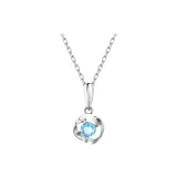 18K Topaz Necklaces