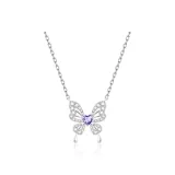 Phantom Butterfly Necklace-Dream Purple