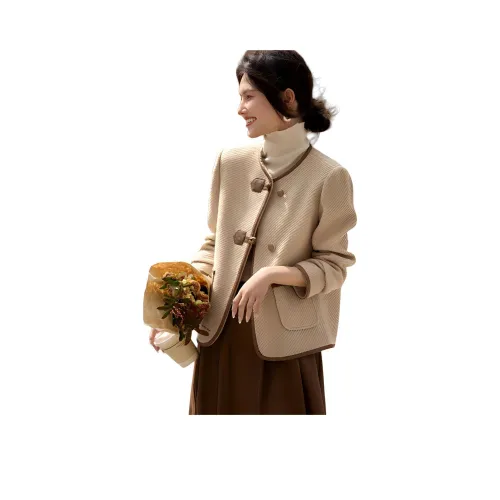 XWI 커피 카멜 여성 자켓