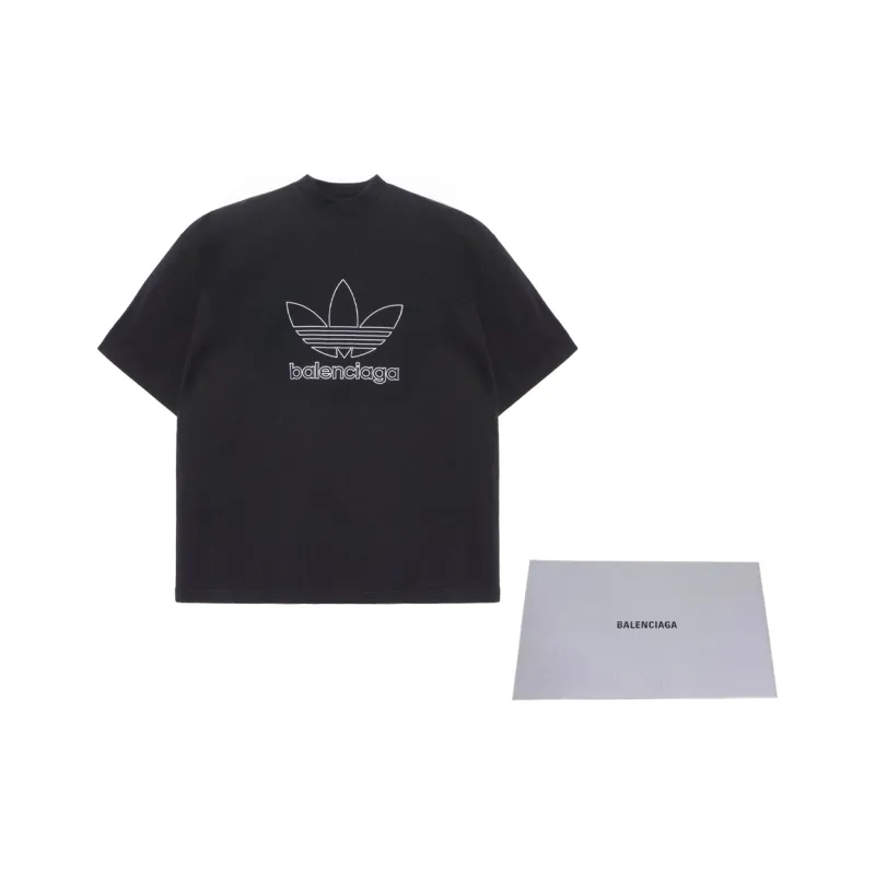 BALENCIAGA＊ブラック Tシャツ New Balenciaga Back T-shirt Medium Fit in Black | Balenciaga US
