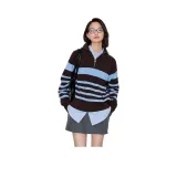 Blue & Brown Stripes