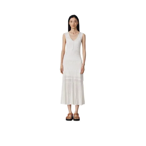 JASON WU 화이트 여성 니트 롱 스커트