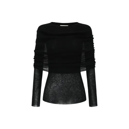 SWAYING KNIT 블랙 여성 스웨터