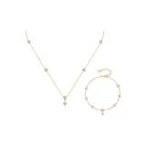 Four-Leaf Clover Clothing Sets[Moissanite](Gold)