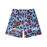 Leopard Print Blue Single Layer-Camouflage Ape Head+Embroidered Label