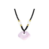 Purple Radiance Peaceful Lock (White Bead Style)