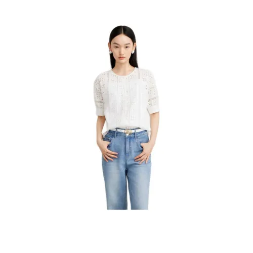 YINER GoodLand 화이트 여성 셔츠