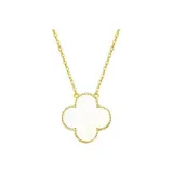 Gold Necklace (White)