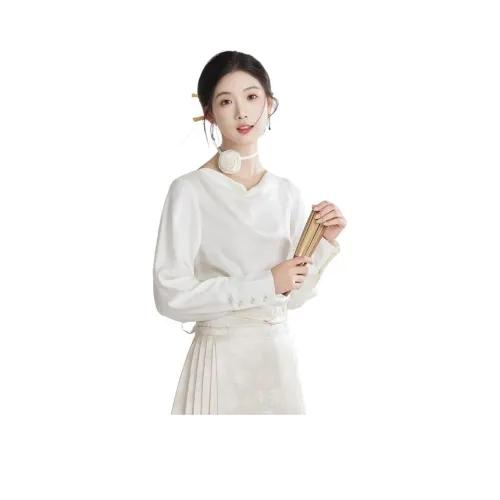 XINGHEHANGE 화이트 여성 셔츠