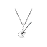 Guitar Necklace (Silver)