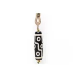9 Eye Dzi Bead-Vertical (Authentic)