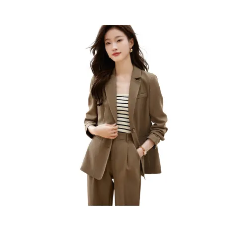 MOHO&MO 카키 여성 비즈니스 정장