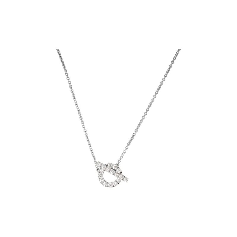 【大好評】HERMES Finesse/ペンダント White Gold/ダイヤモンド Finesse pendant | Hermès USA