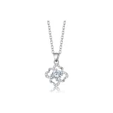 S999 Fine Silver, White Zircon