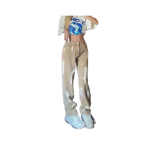 NEAR HERE 옐로우 남녀공용 청바지