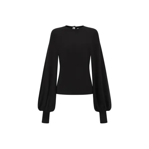 SWAYING KNIT 블랙 여성 셔츠