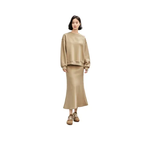 SENTUBILA 딥 카키 여성 캐주얼 슈트