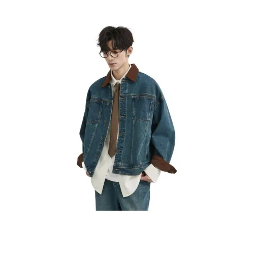 EARL JOEL 빈티지 블루 남녀공용 자켓