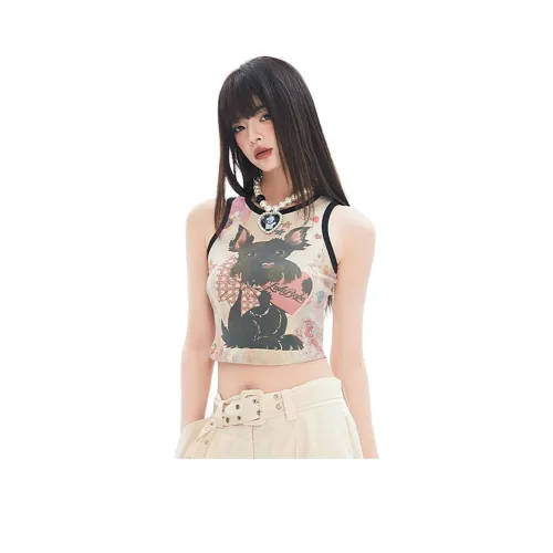 LALABOBO 카키 여성 민소매