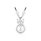 Princess on The Run Bell Necklace[White]