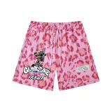 Leopard Print Pink Single Layer-Camouflage Ape Head+Embroidered Label