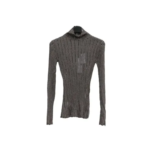 SWAYING KNIT 잉크 그린 여성 니트웨어