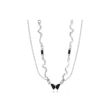 Black Butterfly Necklace