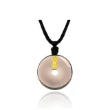 Black Chinese Auspicious Animal Peaceful Buckle Necklace
