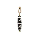 4 Eye Dzi Bead-Vertical (Peaceful)