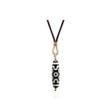 7 Eye Dzi Bead-Vertical (Auspicious)