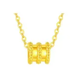 Small Round Pendant Necklace[Comes with 925 Silver Chain]