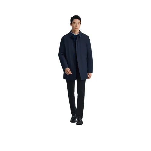 DIKENI 딥 로열 블루 남성 다운 재킷