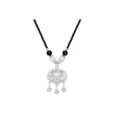 Sterling Silver Fortune Peaceful Lock-Black Bead