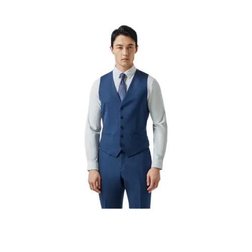 DIKENI 레이크 블루 남성 조끼