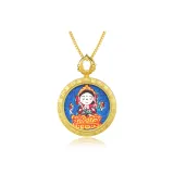 Akasagarbha Bodhisattva (Cow and Tiger)-Gold Frame
