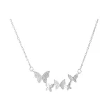 Starlight Butterfly Necklace-S925 Silver