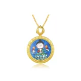 Amitabha Buddha (Dogs, Pig)-Gold Frame