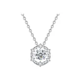 999 Fine Silver (Moissanite)