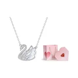 Aurora Swan Necklace+Valentine's Day Box