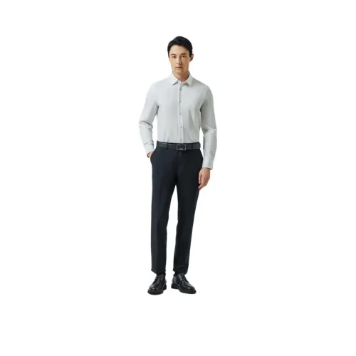 DIKENI 블랙 남성 정장 바지