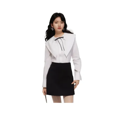 JORYAweekend 블랙 여성 캐주얼 숏 스커트