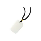 Hetian Jade Amulet/Wushi Pendant-Comes with Braided String