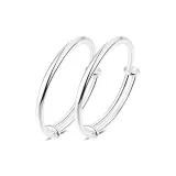 0-12 Years Old Smooth Finish 999 Fine Silver Bangle